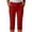 Red, variant on BUIGTTKLOP Capri Pants for Women High Waisted Business Casual Cropped Pants Straight Leg Work Office Capris with Pockets
