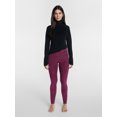 thumbnail image 2 of ClimateRight by Cuddl Duds Stretch Fleece Women's Natural Rise Base Layer Legging, Sizes XS to 4X, 2 of 5