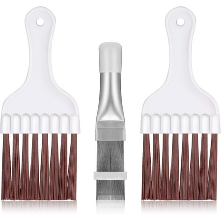 

White fin comb brush air conditioner fin comb stainless steel warping fin brush condenser cleaning brush radiator (1pcs)