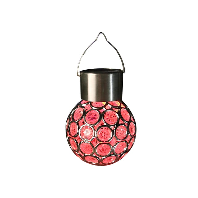 Led Solar Hollow Pattern Lamp Garden Lantern Luz Decorativa Colgante Al Aire Libre Para Porche Patio De Césped seitruly HA026927-02