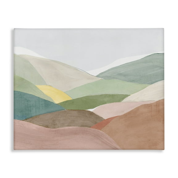 Stupell Industries Soft Rolling Hills Canvas Wall Art design by Ian C., 16 x 20
