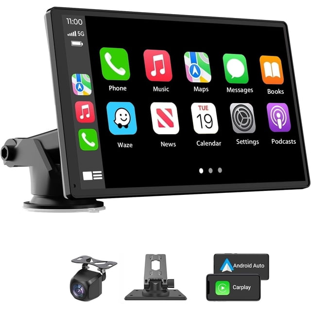 Pantalla CarPlay Yongeid 7" Wireless CarPlay y Android Auto