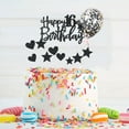thumbnail image 2 of Happy 16th Birthday Cake Topper set, Birthday Cake Supplies Boy or Girl Birthday Party DecorationsblackStyle:16th;, 2 of 4