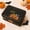 Black, variant on Halloween Tin Box with Clear Lid, 7.32-Inch Metal Candy Cookie Storage Container with Pumpkin, Witch and Bat Designs for Party Table and Home Decor