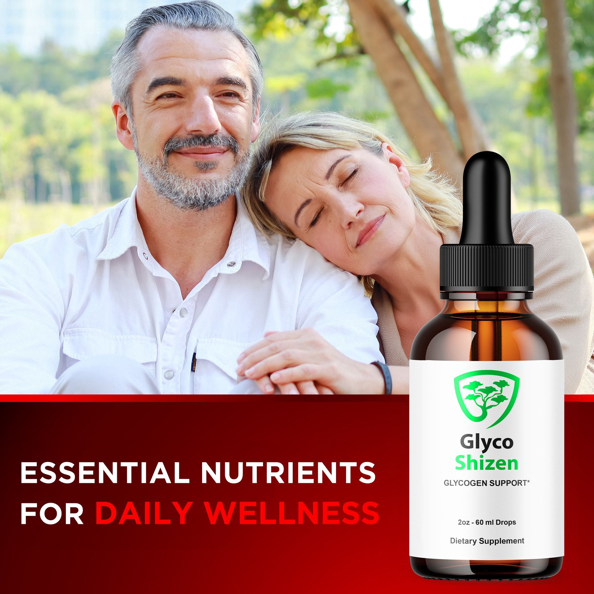 Glyco Shizen Glycogen Support Drops Advanced Formula Vitamin Supplement 60 Servings