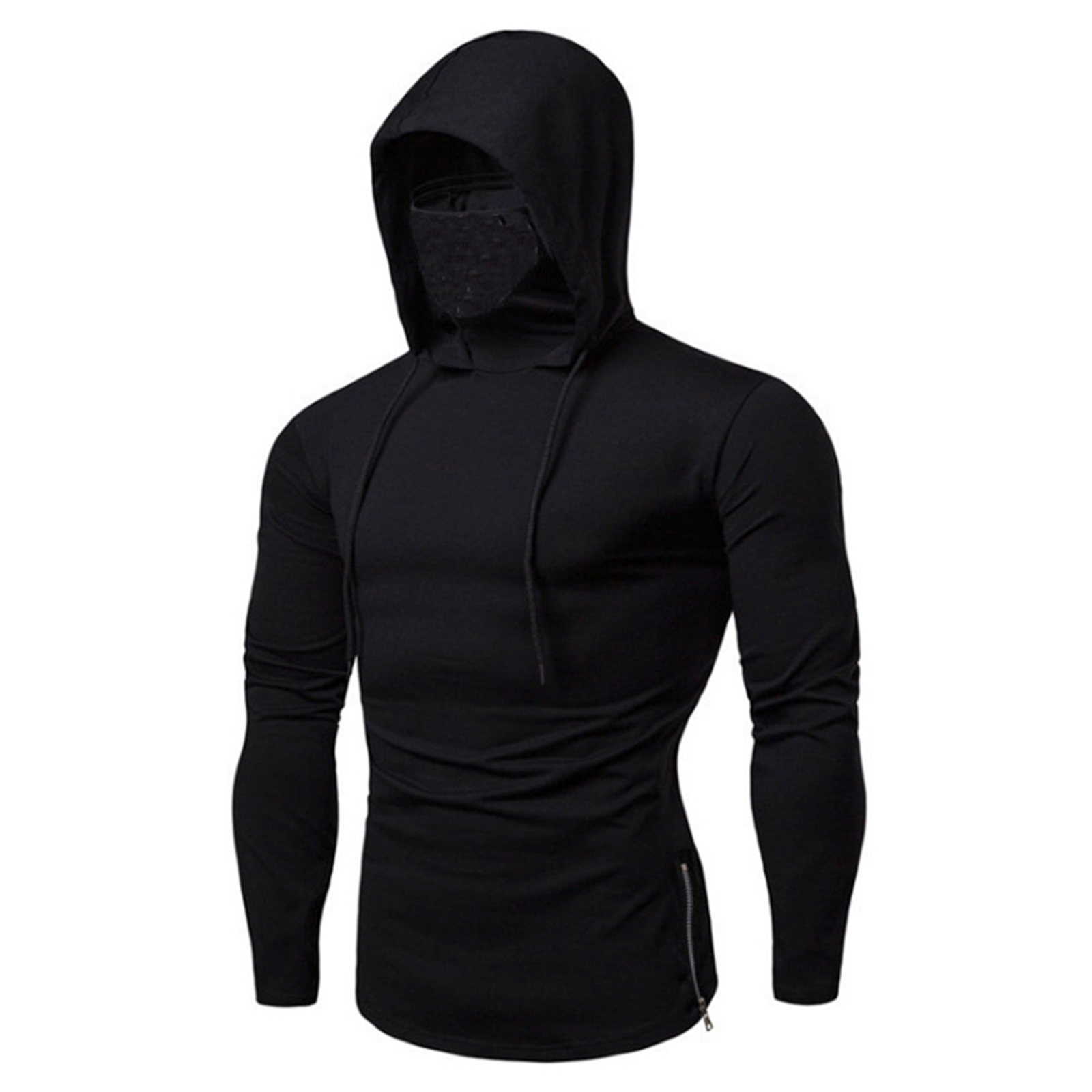 tight workout hoodie