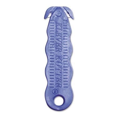 Plastic Retractable Utility Knife - COSCO Klever Kutter Retractable Box Cutter Knife w/Double Shielded Blade, 5/Pack