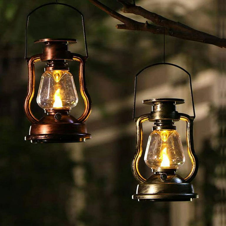Vintage Lanterns Hanging Operated LED Light Power By Dewalt 20V Lithium  Battery