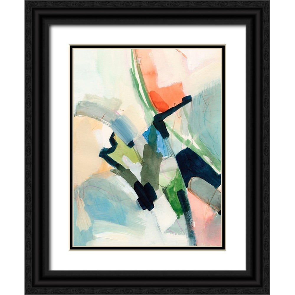 Barnes, Victoria 15x18 Black Ornate Wood Framed with Double Matting