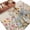 Light Beige Sky Blue, variant on Easter Bunny Round Area Rug 3Ft Washable Small Circle Rugs for Kitchen Entryway, Eggs Spring Daisy Retro Rabbits Vintage Plants Non-Slip Carpet Floor Mats Indoor Outdoor Carpet Runner Home Decor