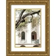 thumbnail image 1 of Murdock, Ramona 23x32 Gold Ornate Wood Framed with Double Matting Museum Art Print Titled - Charleston Garden Balcony, 1 of 4