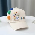 thumbnail image 3 of LNMQLPDBS Kids Cute Cartoon Dinosaur Baseball Cap Adjustable Closure Washed Sun Hat Girls Hats for Kids Ages 4-8 Toddler Boys Hat Outdoor Shade Hat Sun Protection Cap, 3 of 6