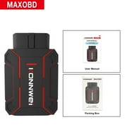 KONNWEI MAXOBD Full System Bluetooth ODB2 Code Reader Diagnostic Scanner Tool Check Engine,Voltage Test,I/M Readiness,Data Stream,Auto VIN,for iOS & Android System