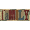 thumbnail image 2 of Reed, Tara 32x15 White Modern Wood Framed Museum Art Print Titled - Family Printer Block Panel I, 2 of 4