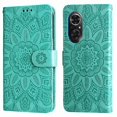 thumbnail image 2 of Funda tipo cartera GANGXUN para Honor 50 SE , diseño girasol, cuero PU, soporte, cierre magnético, tarjetero, 2 of 5