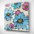 thumbnail image 4 of Epic Art 'Graphic Pink and Blue Floral II' by Silvia Vassileva, Acrylic Glass Wall Art, 12"x12", 4 of 13