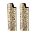 thumbnail image 1 of Vintage Zinc Alloy Eye Catching Torch Lighter Case Holder For Portability, 1 of 8