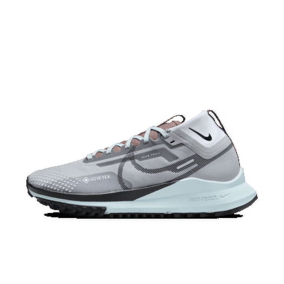 Nike Pegasus Trail 4 GORE-TEX Women's Waterproof Trail Running Shoes Color: Light Smoke Grey/Glacier Blue/Football Grey/Black Size: 7