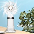 thumbnail image 3 of USB Rechargeable Mini Desktop Fan with Folding Design and Dual energy Drive, 3 of 5