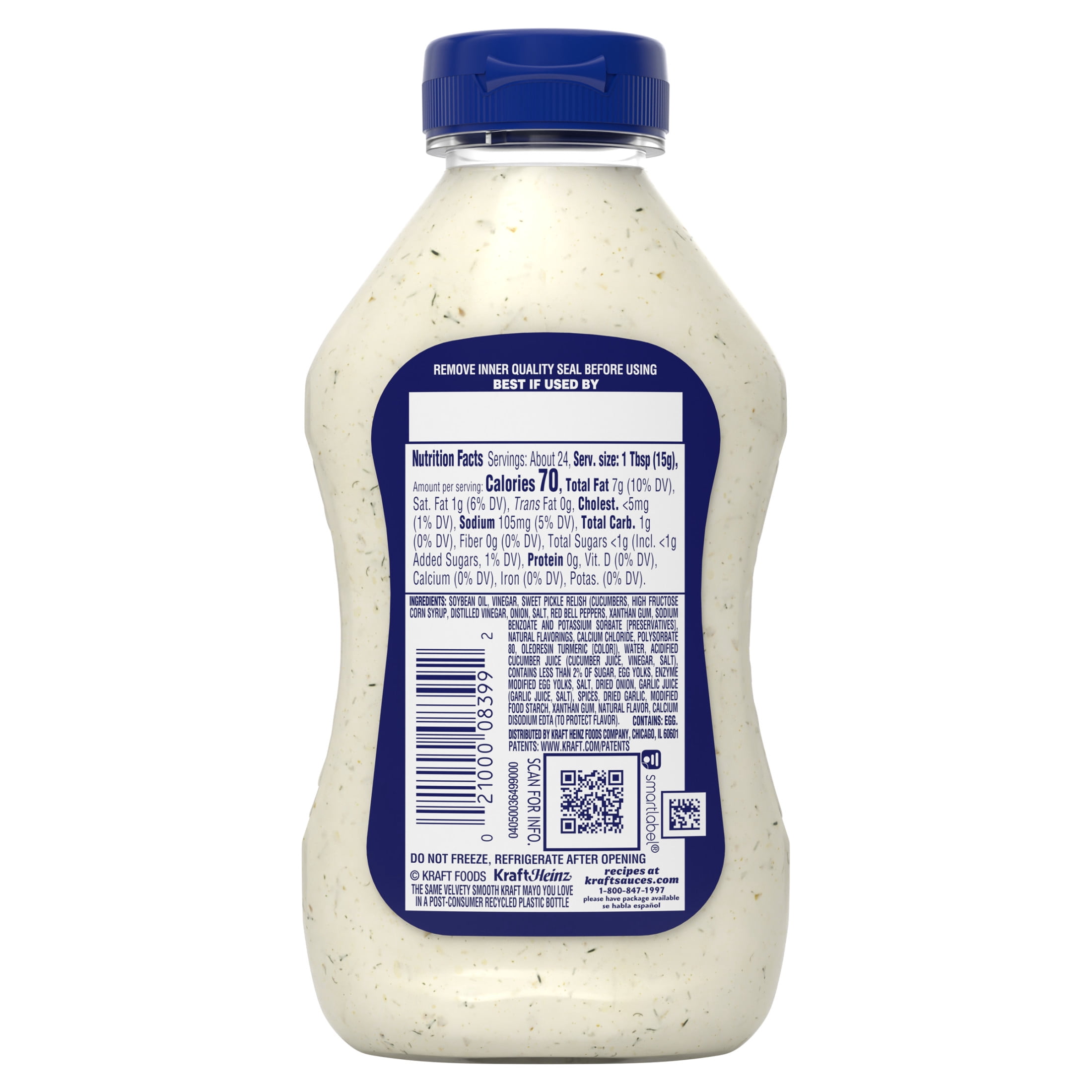 Kraft, Pickle Mayonnaise Dressing, 12 fl oz Bottle, Zesty Flavor