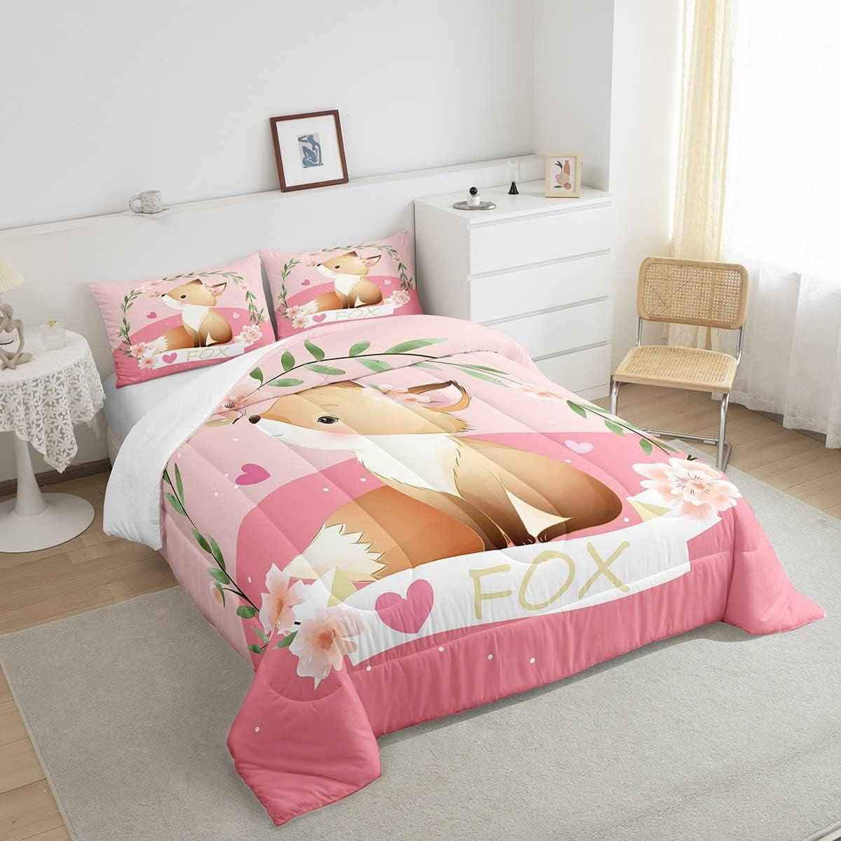 Fox Best Comforter For Kids Linen House Kids Woodland Winter Quilt