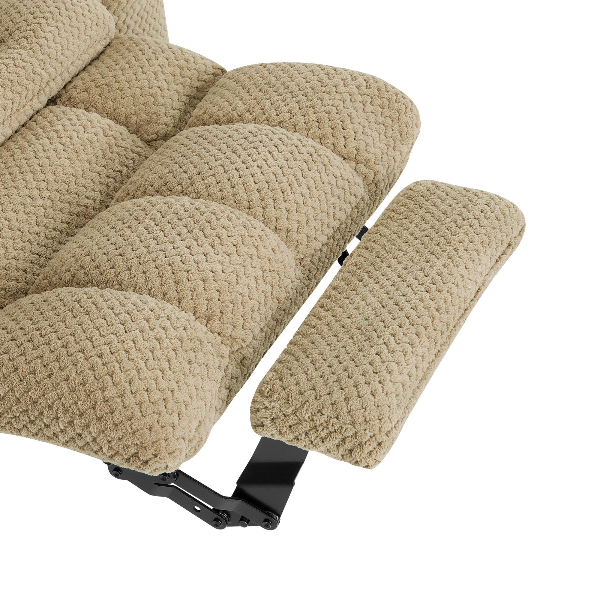 Oversized 27.2" Seat Width Dual Motor Power Recliner Lift Chair with Vibration and Heat for Height 4'6"-5'2", Infinite Position