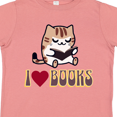 thumbnail image 4 of Inktastic I Love Books Reading Cat Girls Toddler T-Shirt, 4 of 5