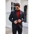 thumbnail image 3 of COOFANDY Mens Slim Fit Mock Turtleneck Thermal Pullover Sweater - Casual Basic Knitted Style, 3 of 8