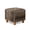 Fur Leopard Print Brown, variant on SCRAWLGOD Wolf Butterfly Starry Sky Print Violet Ottoman Cover, Soft Square Footstool Cushion with Non Slip Bottom Thick Furniture Protection Universal Fit for Most Footrest Sofa