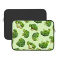 thumbnail image 2 of Pofeuu Broccoli 3 Print Laptop Carrying Case,13-15-Inch Laptop and Tablet, Sleek Design, Durable and Water-Repellent Fabric, Business Casual or School-15 inch, 2 of 8