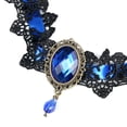 thumbnail image 4 of EeaseCA 1 Pc Lace Bracelet Fashion Rhinestone Bracelet Halloween Women Accessory (Blue), 4 of 7