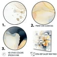 thumbnail image 3 of Designart "Harmonious Blue And Beige Blooms" Abstract Floater Framed Canvas Art Print, 3 of 5