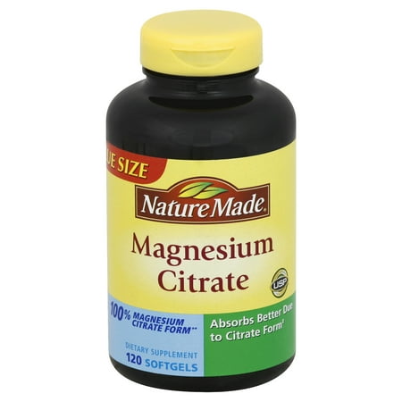 Nature Made Nutritional Products Nature Made  Magnesium Citrate, 120