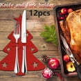 thumbnail image 1 of LSLJS Christmas Decoration Supplies, Christmas Decorations Table Tableware Set Hotel Tableware Set Christmas Tree Knife and Fork Bag 12, Christmas Decorations, 1 of 9