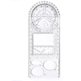 thumbnail image 1 of DPTALR Multifunctional Student Math Ruler,Multifunctional Rotatable Active Math Ruler Drawing Template, 1 of 1