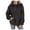 C-Black69, variant on Hoodies For Women Sweatshirt Quarter Zip Fuffy Long Sleeve Pullover Winter Double-Sided Plush Soft Tops