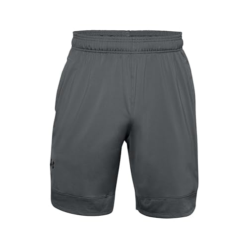 Under Armour Men's UA Training Stretch Athletic Shorts, Pitch Grey