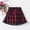 Red, variant on RTKFRFLM Girls Pleated School Skirt Academic Style High Waisted Uniform Skort Red 6-7 Years