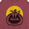 thumbnail image 3 of Instant Message - Scary Vintage Pumpkin  - Women's Racerback Tank Top, 3 of 6