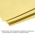 thumbnail image 4 of Unique Bargains 50 Pack Metallic Foil Board Card Stock Sheets 8 Inch x 11 Inch, Gold And Silver, 4 of 4