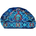 thumbnail image 1 of Sombrero de copa vacío con bordado de lona de estilo étnico para las cuatro estaciones, foto de viaje, pañuelo elástico ajustable para la cabeza, sombrero de mujer, 1 of 1