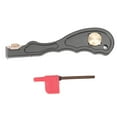 thumbnail image 2 of Mini Glue Scraper Remover, Wood Carbide Insert Scraper Lightweight With Wrench For Cleaning, 2 of 8