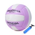 thumbnail image 1 of Voleibol ABAJI oficial, talla 5, púrpura, impermeable, poliuretano, 1 of 4