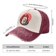 thumbnail image 2 of Fgteev Baseball Caps Vintage Washed Cotton Baseball Cap, Adjustable Dad Hat For Men & Women, Casual Outdoor Sports Cap, 2 of 9