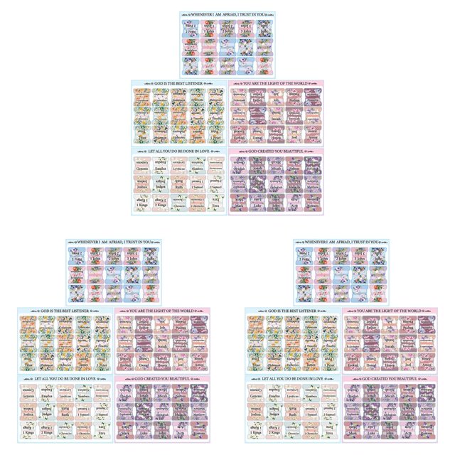 POINTERTECK 20pcs Laminated Bible Tabs (Large Print Easy To Read) Bible Journaling Supplies Bible Book Tabs Christian Gift Bible Index Tabs Easy To Read And Apply