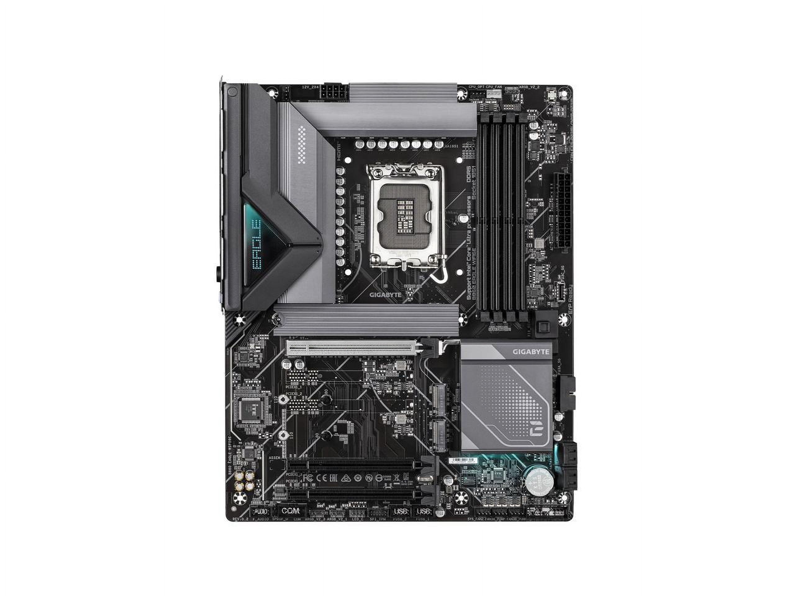 Gigabyte Ultra Durable B860 EAGLE WIFI6E Gaming Desktop Motherboard - Intel B860 Chipset - Socket LGA-1851 - ATX (b860eaglewifi6e)