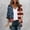 #412-Multicolor, variant on Women's 4th of July Printed Cardigan Long Sleeve Patriotic Floral Print Loose Open Front Top for Summer Holiday Gift