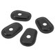 thumbnail image 5 of TKSE Junta Grande, 4 Piezas Junta Grande De Plástico Excelente Sellado Uso Duradero Negro para YZF 600 YZF‑R6 YZF‑R1 YZS 1000 FAZER, 5 of 14