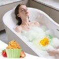 thumbnail image 1 of Cupcake Salt Bath Bombs Plants Extract Essential Oils Handmade Fizzes Balls Dry Skin Moisturizing Shower Ball Relaxation Spa Gift, 1 of 8