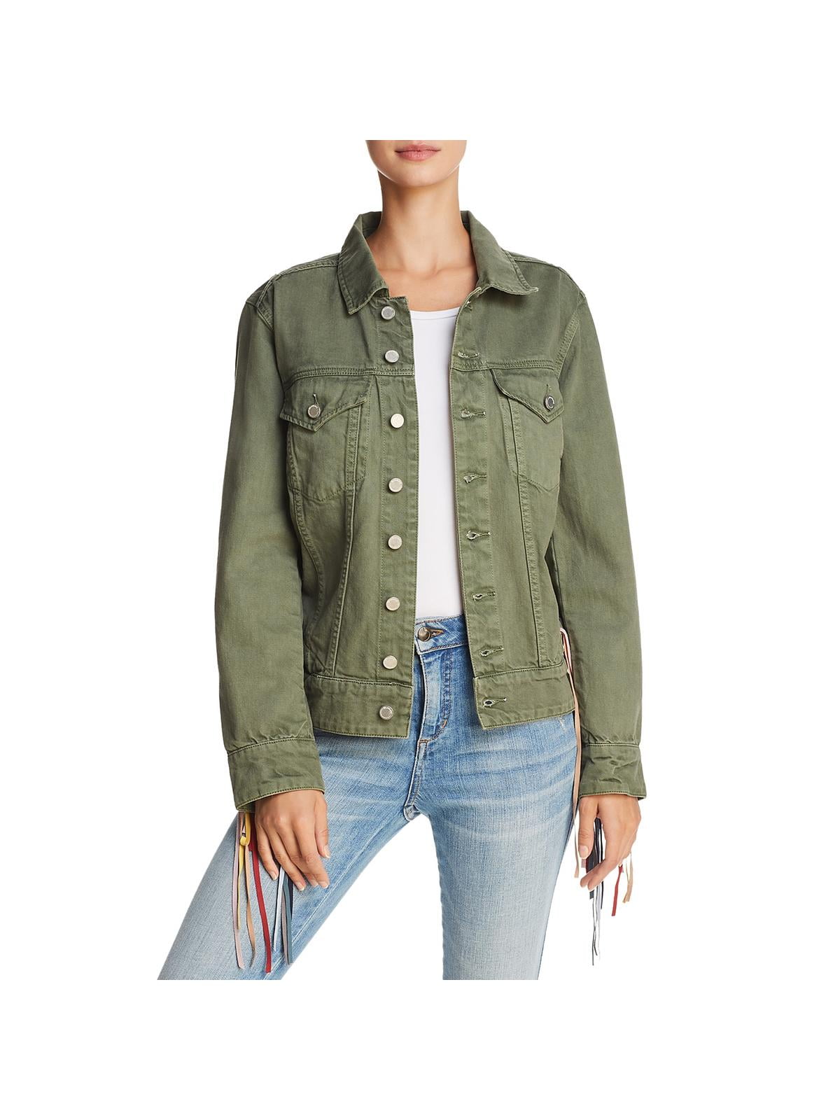 blank nyc fringe denim jacket